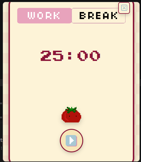 Idle screen